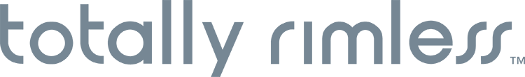 totally rimless logo.