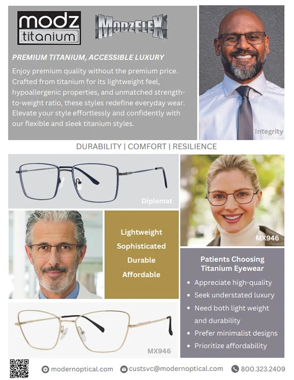 Modz Titanium Look Book 2025